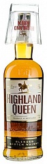 Віскі Highland Queen 1L + glass Set 6 Bottles