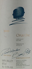 Вино Opus One Napa Valley 1999