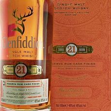 Виски Glenfiddich 21 YO Reserva Rum Cask Finish