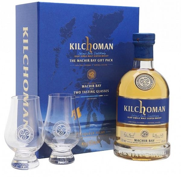 Kilchoman Machir Bay 2 glasses
