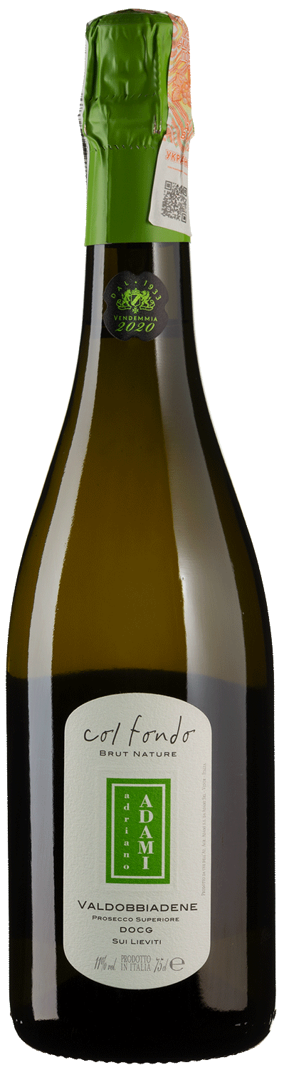 Adriano Adami Col Fondo Valdobbiadene Prosecco Superiore Brut Nature Set 6 Bottles