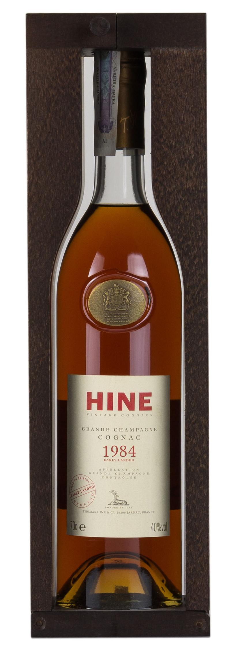 Hine Vintage 1984 Grande Champagne  Early Landed