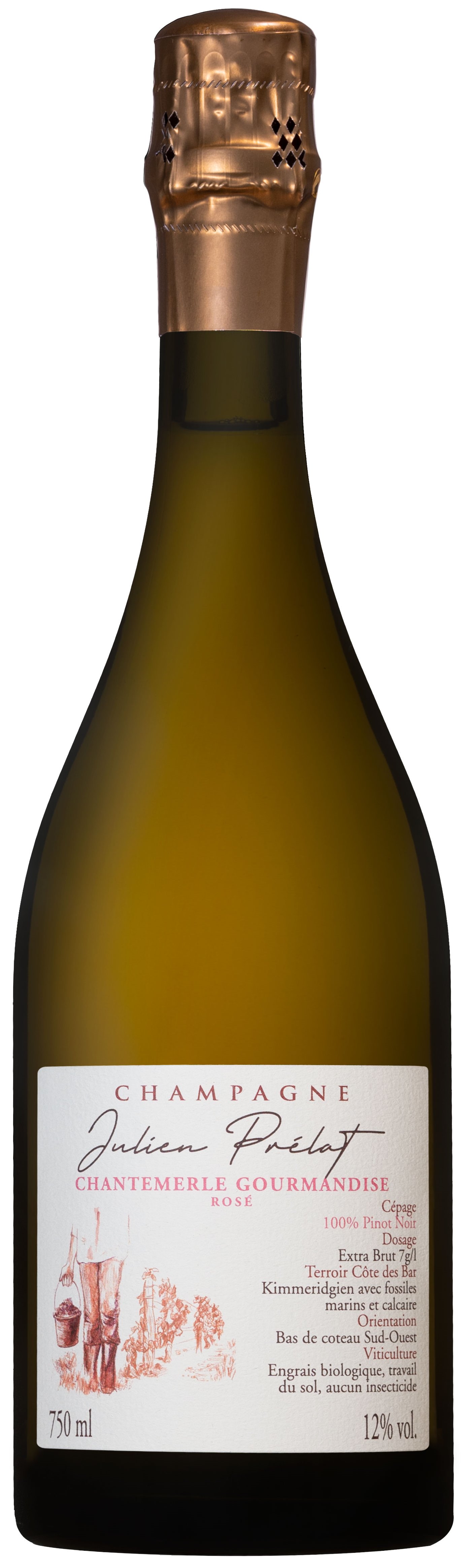Julien Prelat Chantemerle Gourmandise Extra Brut Rose Magnum 1,5L