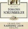 Domaines Schlumberger Riesling Grand Cru Saering 2008