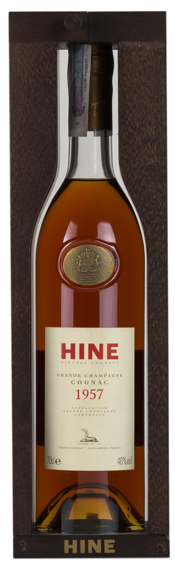 Hine Vintage 1957 Grande Champagne Jarnac
