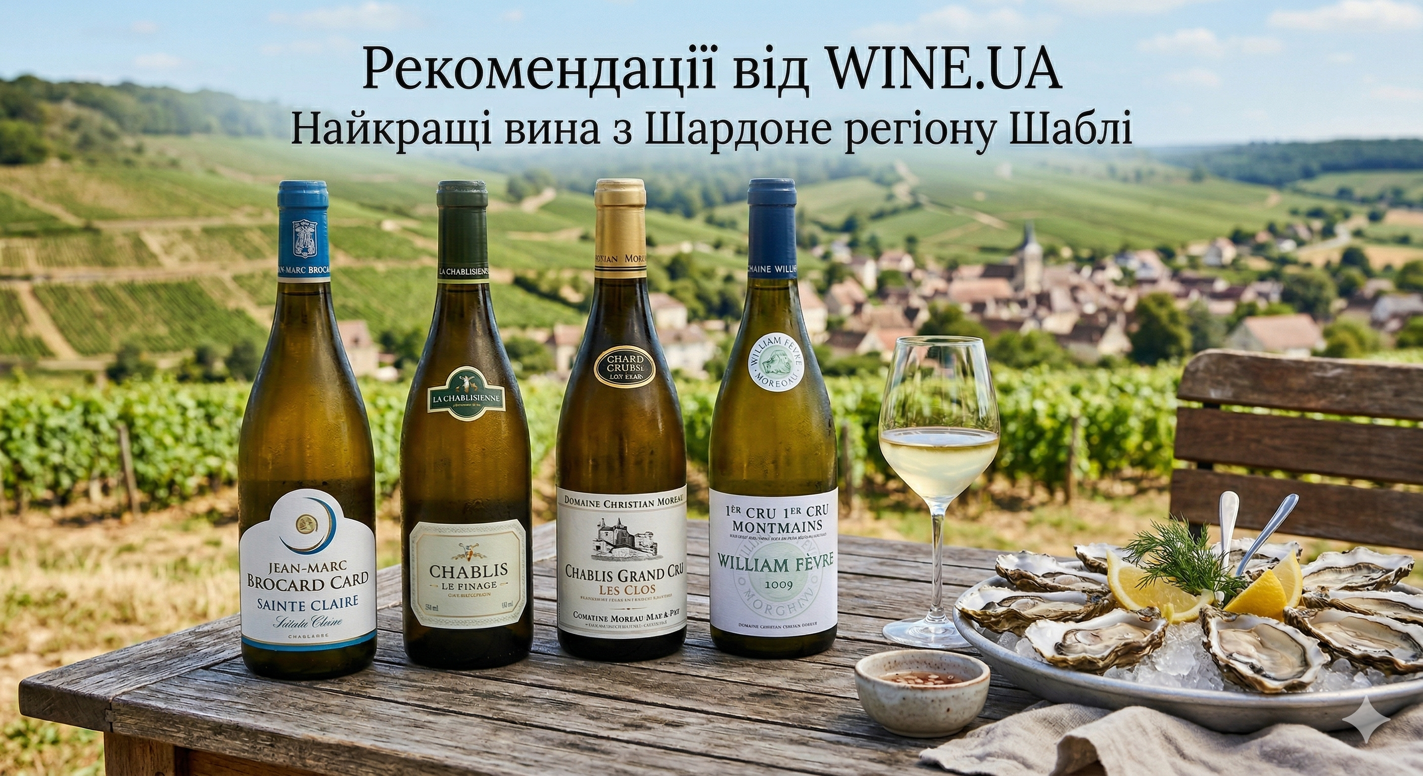 Рекомендації від WineUA. Вина Шаблі.