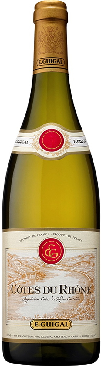 E.Guigal Cotes du Rhone Blanc 2018 Set 6 bottles