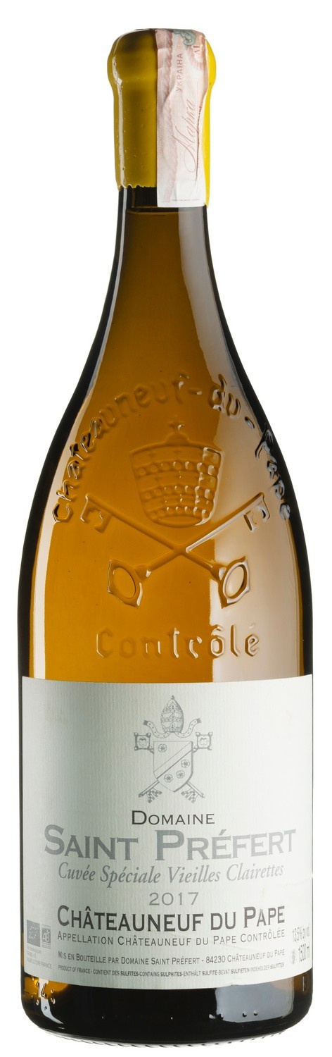 Domaine Saint Prefert Chateauneuf du Pape Cuvee Speciale Vieilles Clairettes 2017 Magnum 1,5L