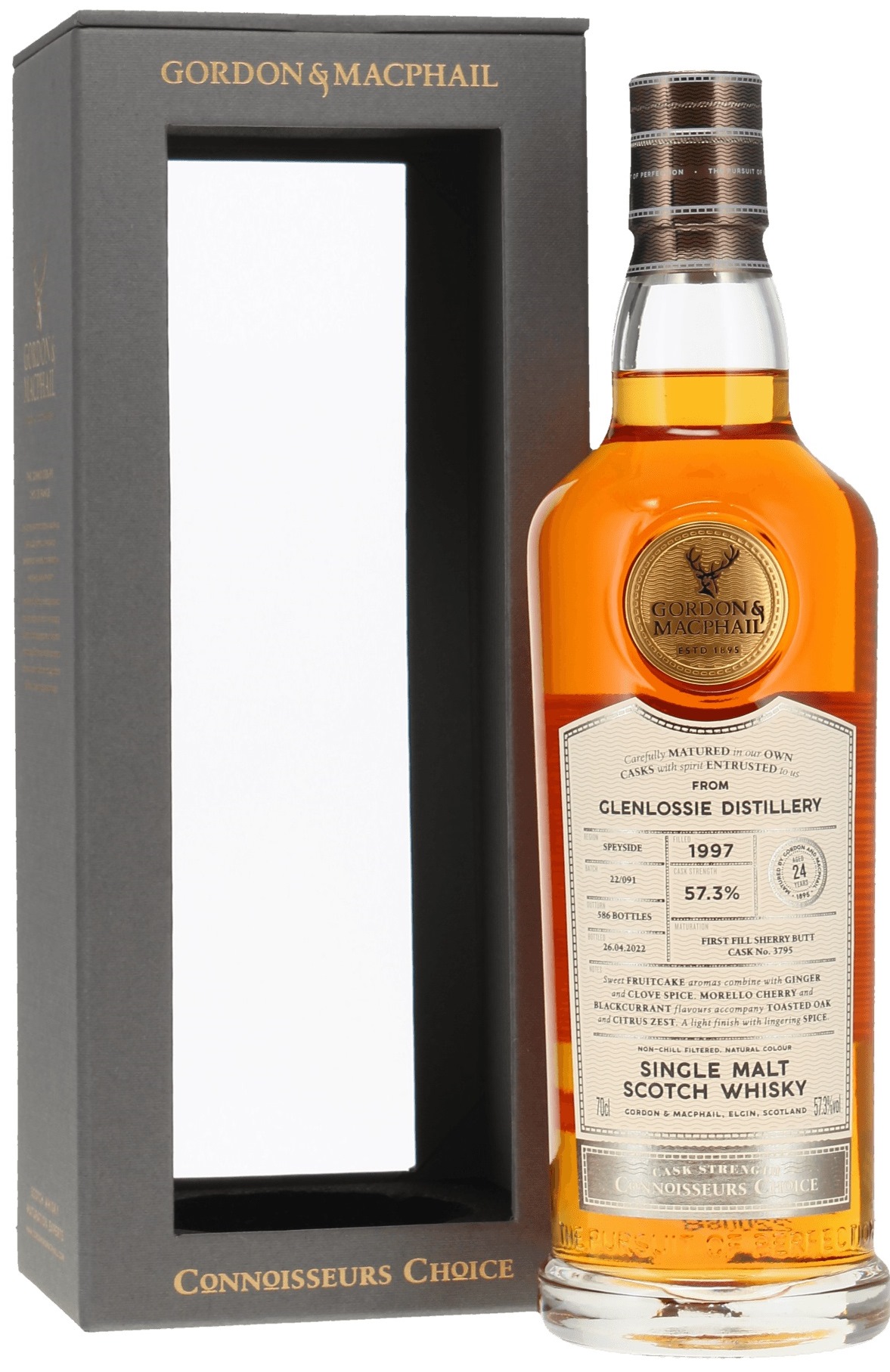 Glenlossie 24 YO 1997/2022 Connoisseurs Choice Gordon & MacPhail
