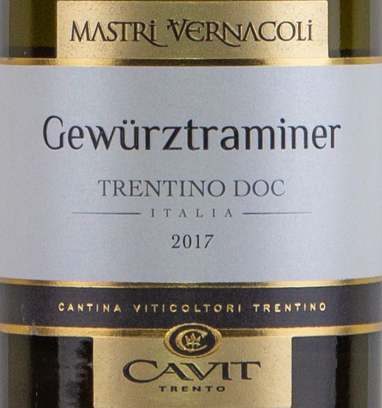 Cavit Mastri Vernacoli Gewurztraminer 2017 Set 6 Bottles - 2