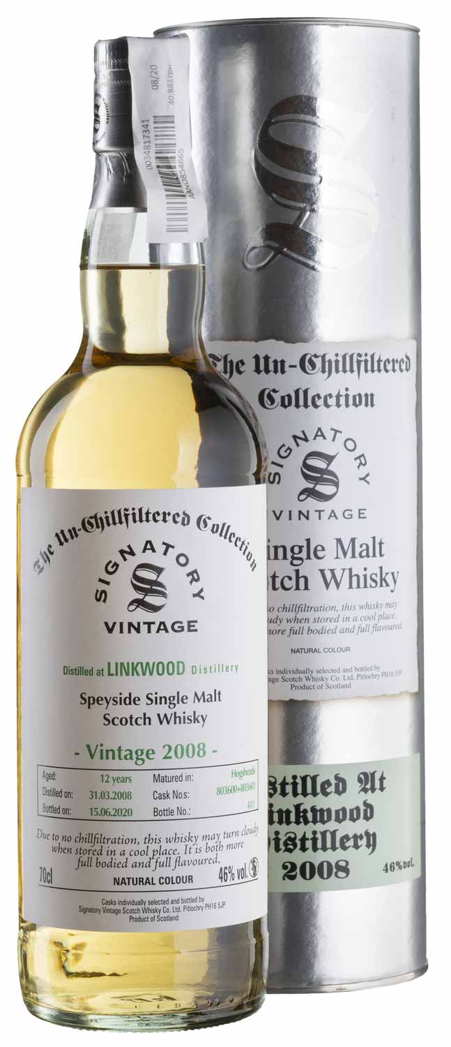 Linkwood 12 YO 2008/2020 Unchillfiltered Signatory
