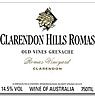 Clarendon Hills Old Vines Grenache McLaren Vale Romas Vineyard 2005
