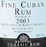 Bristol Spirits Fine Cuban Rum 2003