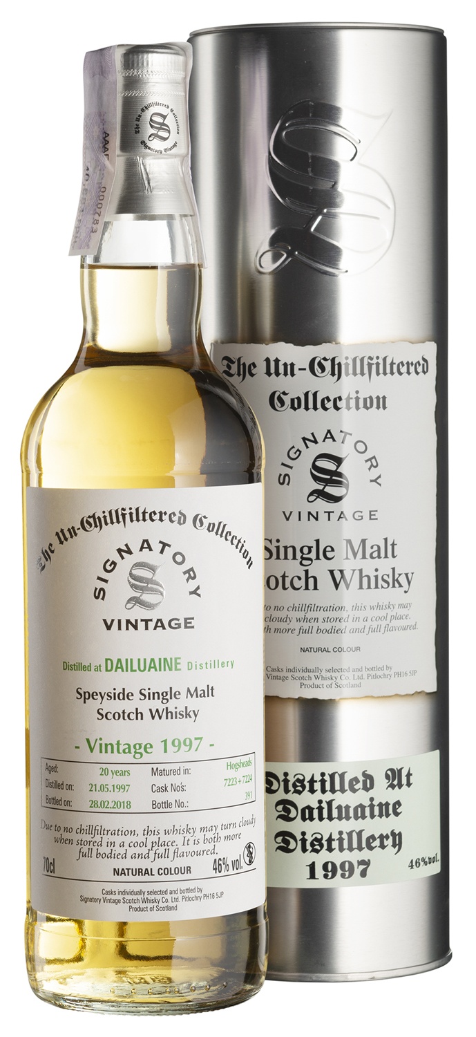 Dailuaine 20 YO 1997/2018 Un-Сhillfiltered Signatory