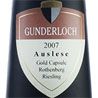 Gunderloch Riesling Auslese GC Nackenheim Rothenberg 2007, 100ml