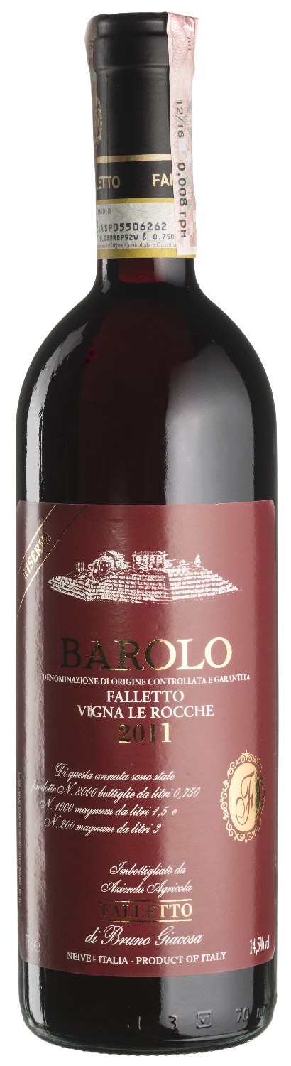 Azienda Agricola Falletto Barolo Le Rocche dell Falletto Riserva 2011