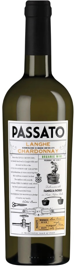 Luca Bosio Passato Langhe Chardonnay Organic 2023 Set 6 Bottles