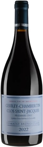Domaine Bruno Clair Gevrey-Chambertin Clos Saint Jacques Premier Cru 2022
