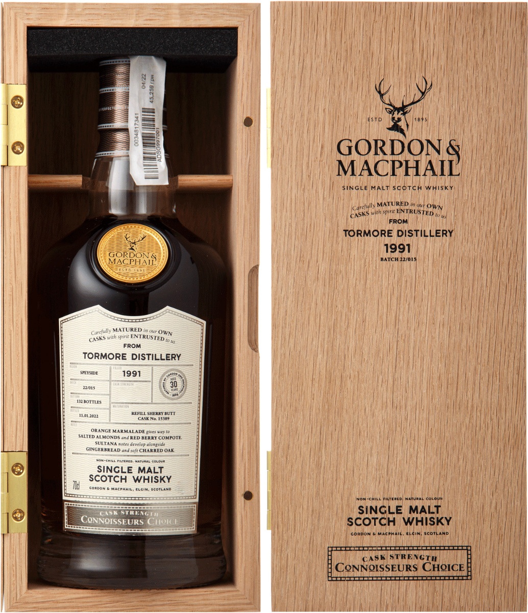 Tormore 30 YO 1991/2022 Connoisseurs Choice Gordon & MacPhail