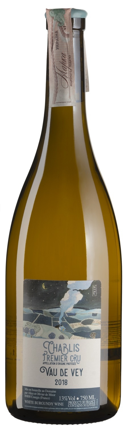Alice et Olivier de Moor Chablis Premier Cru Vau de Vey 2018 Set 6 bottles
