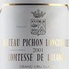 Chateau Pichon Longueville Comtesse de Lalande 2001, 375ml