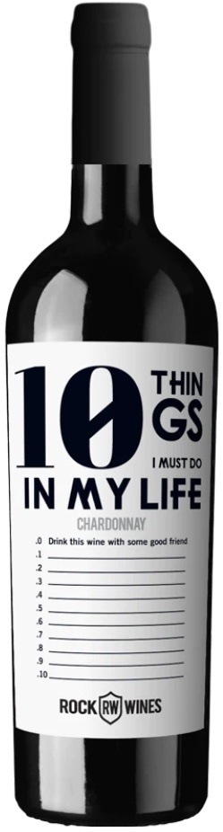 Rockwines 10 Things I Must Do In My Life IGT Chardonnay 2021 Set 6 bottles