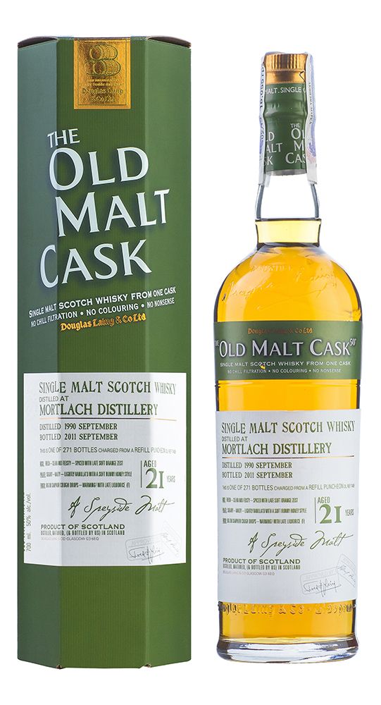 Mortlach 21 YO, 1990, The Old Malt Cask, Douglas Laing