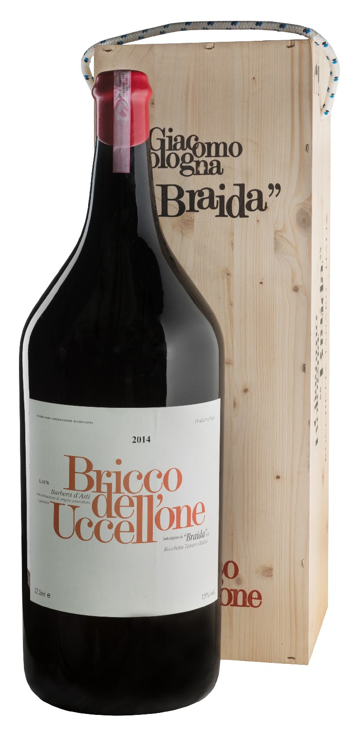 Braida di Bologna Giacomo Barbera d’Asti Bricco Dell’Uccellone 2014 Balthazar 12L