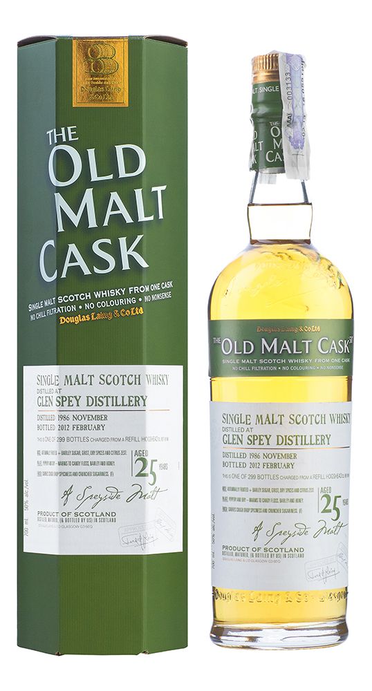 Glen Spey 25 YO, 1986, The Old Malt Cask, Douglas Laing
