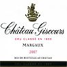 Chateau Giscours 3-em GCC 2007, 375ml