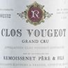 Remoissenet Pere et Fils Clos de Vougeot GrCru 1985
