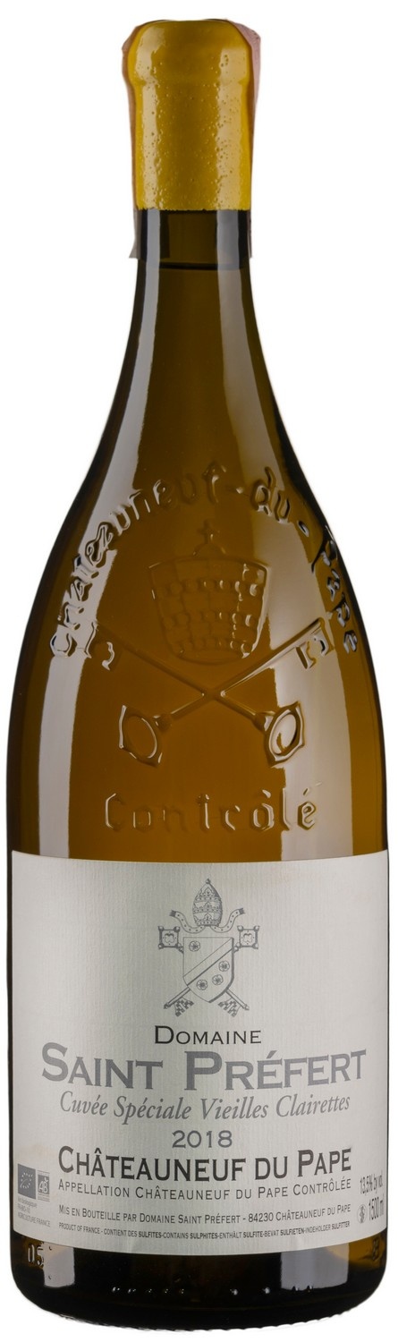 Domaine Saint Prefert Chateauneuf du Pape Cuvee Speciale Vieilles Clairettes 2018