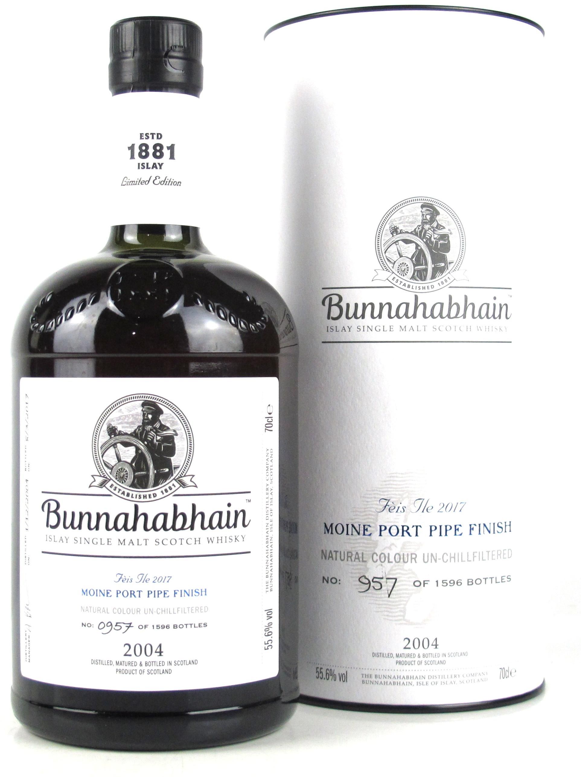 Bunnahabhain 13YO 2004/2017 Moine Port Pipe Finish Feis Ile 2017