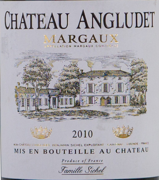 Chateau Angludet Margaux 2010 - 2
