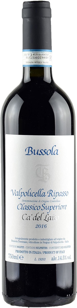 Tommaso Bussola Ca'del Laito Valpolicella Ripasso Superiore 2016 Set 6 bottles