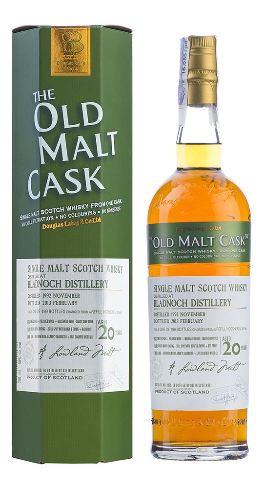 Bladnoch 20 YO, 1992, The Old Malt Cask, Douglas Laing