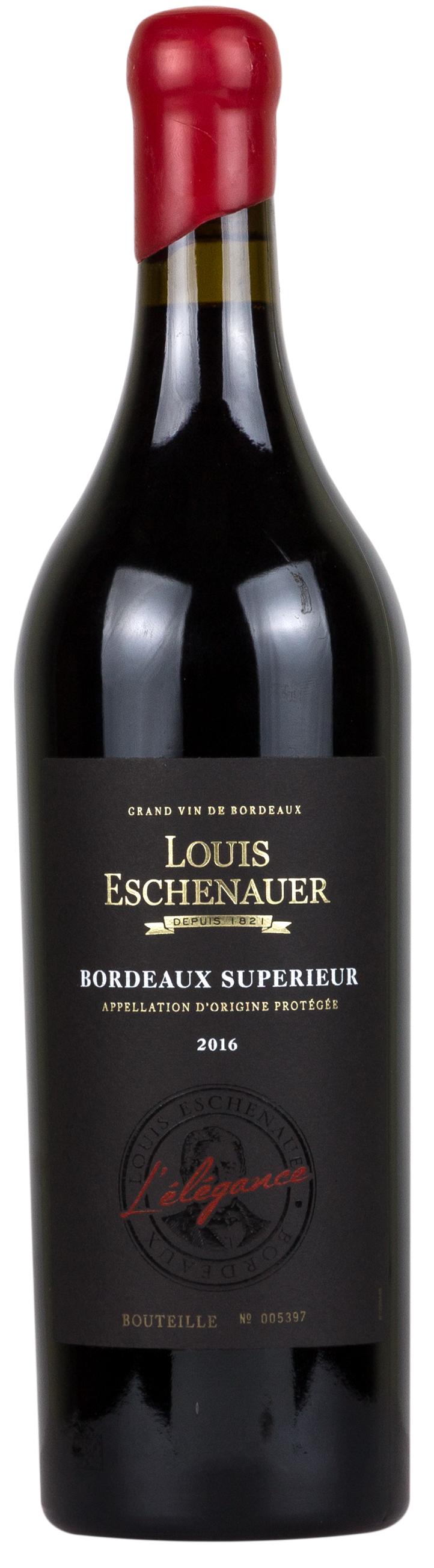 Louis Eschenauer Bordeaux Superieur L'Elegance 2017 Set 6 bottles