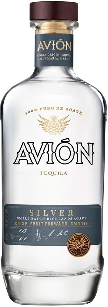 Avion Silver Small Batch Highlands 100% Puro de Agave