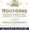 Domaine Long - Depaquit Сhablis Grand Cru Moutonne 2007
