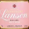 Lanson Rose Label Brut