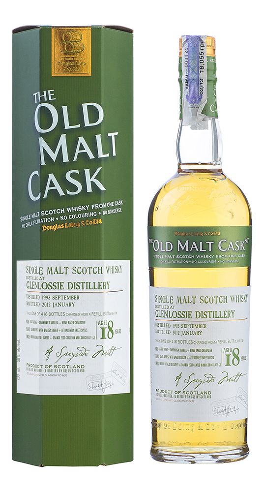 Glenlossie 18 YO, 1993, The Old Malt Cask, Douglas Laing