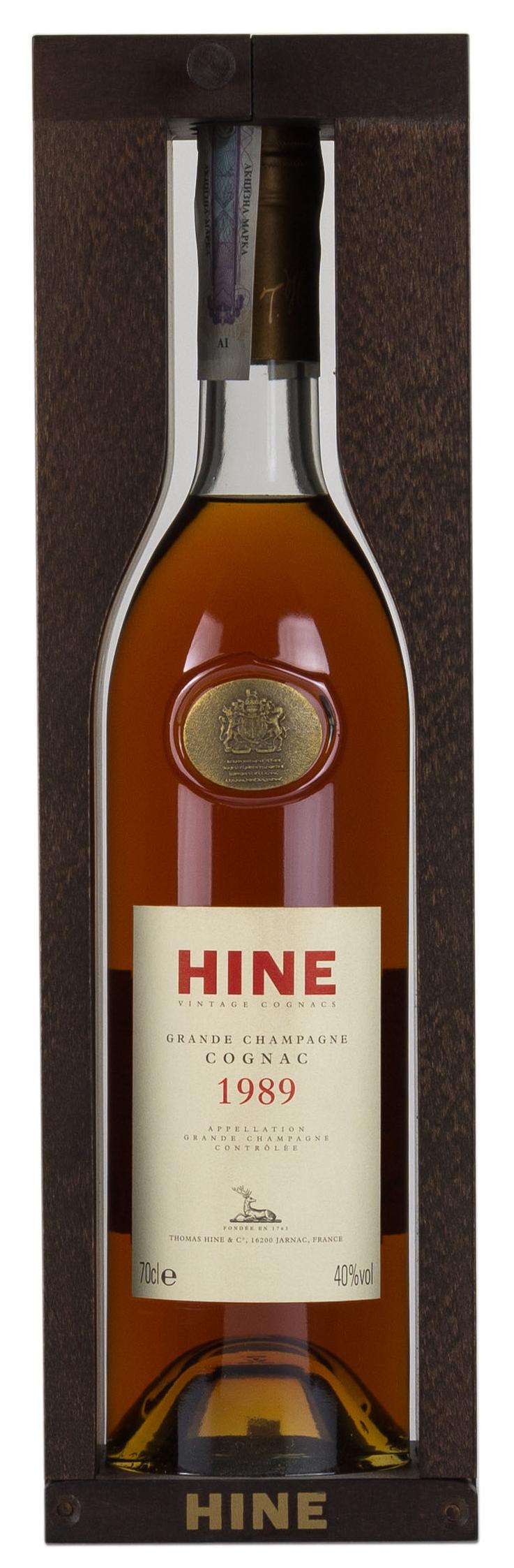 Hine Vintage 1989 Grande Champagne Jarnac