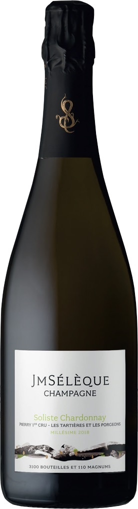 JM Seleque Soliste Chardonnay Pierry Premier Cru Les Tartieres Et Les Porgeons Extra Brut 2019