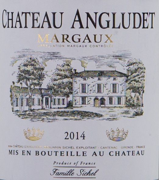 Chateau Angludet Margaux 2014 - 2
