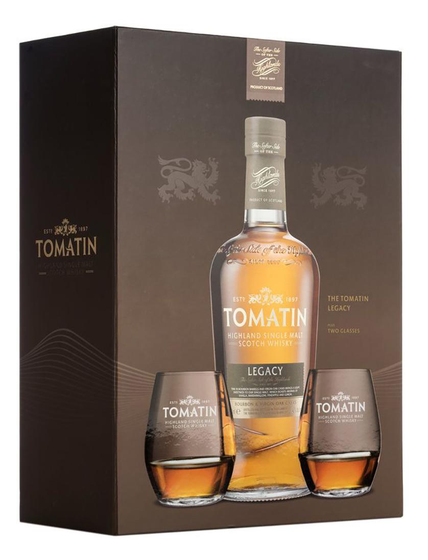 Tomatin Legacy Twin Pack Gift 2 Glasses - 2