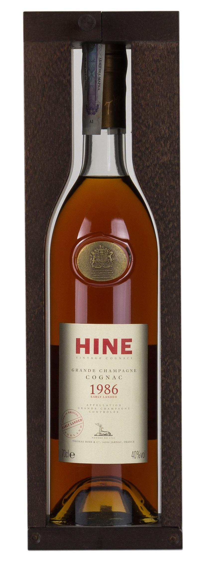 Hine Vintage 1986 Grande Champagne Early Landed