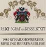 Reichsgraf von Kesselstatt Riesling Beerenauslese Scharzhofberger No.11, 1989, 375ml