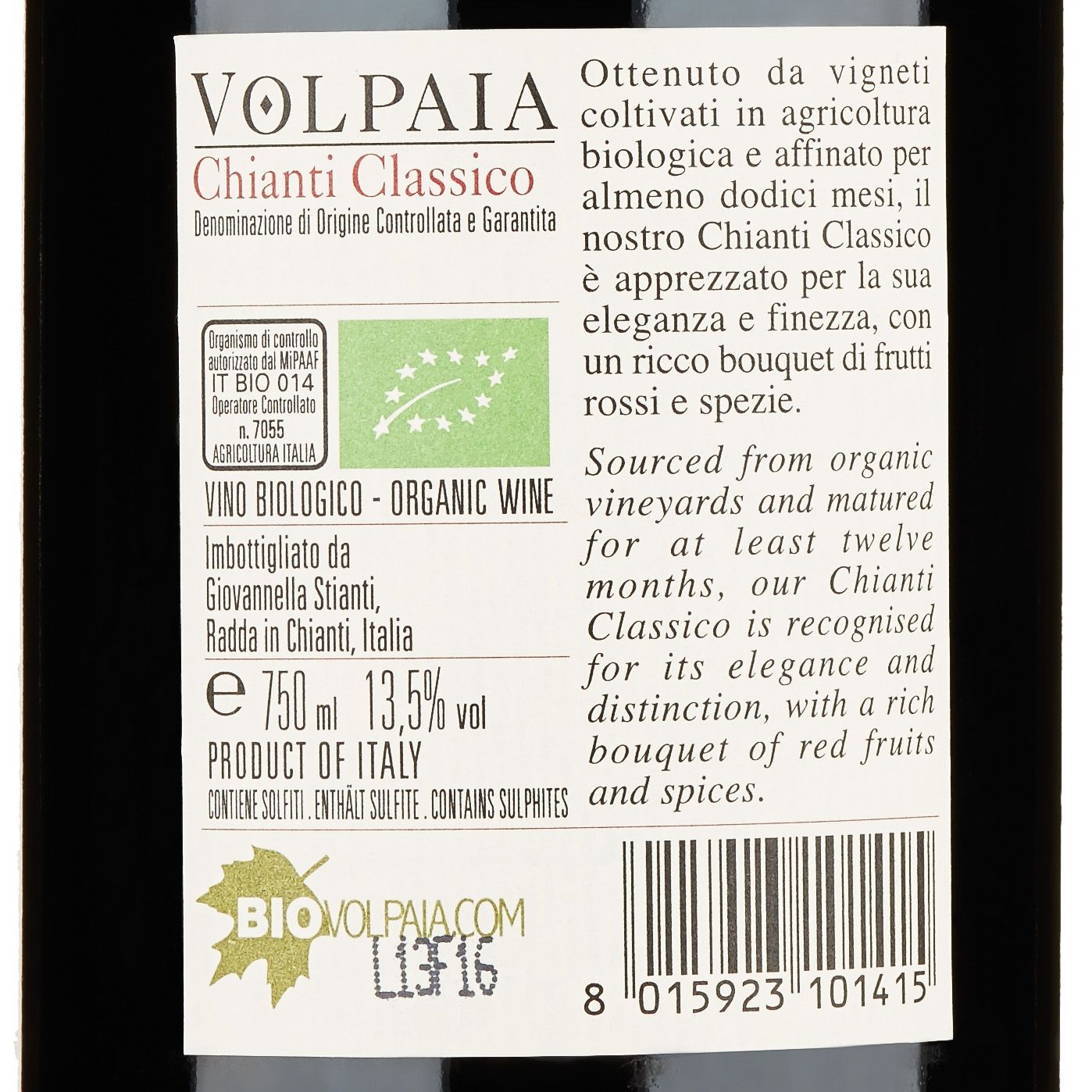 Castello di Volpaia Chianti Classico 2015 Set 6 bottles - 4