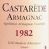 Armagnac Castarede 1982