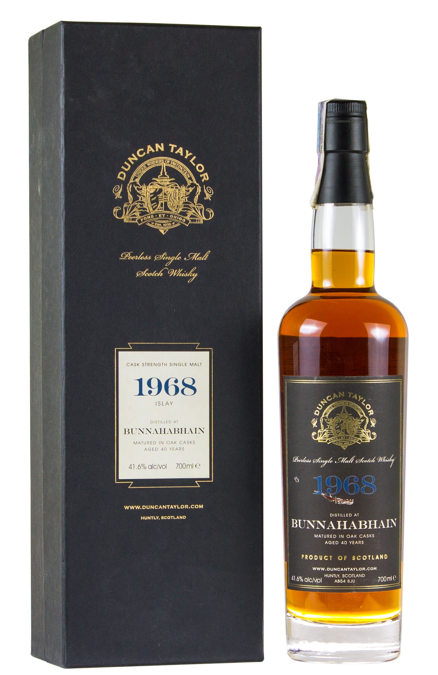 Bunnahabhain 40 YO 1968/2009 Peerless Duncan Taylor